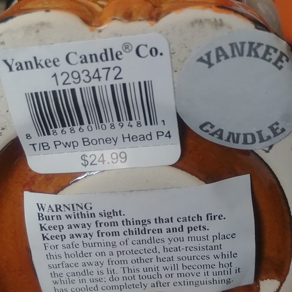 Yankee Candle Boney Bunch Halloween Head Wax Warmer - Picture 4 of 4